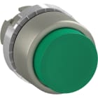 ABB - Pulsante satin verde sporgente con cappuccio esteso. P9MPNVS