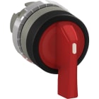 ABB - Selettore switch a due posizioni rosso con indicatore luminoso.