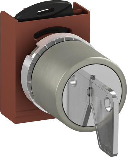ABB - 2 posizioni selettore switch momentaneo da chiave out installazione da design.