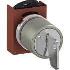 ABB - Key Selector Switch 3 Position Spring Return Left-Center Key Release Left-Right.