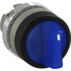 ABB - 3 posizioni illuminazione selettore, installazione da sinistra e destra, blu.