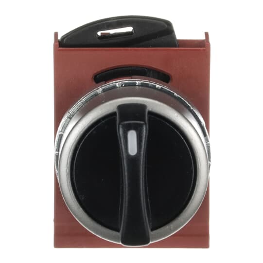 ABB - Selettore SW 2 posizioni nero.