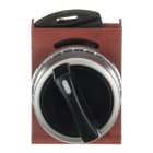 ABB - 4 pos. selettore, inst. da des., nero; mom from r; blk knob. P9MSMX5N