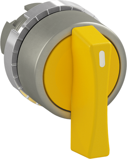 ABB - Selettore giallo a 2 posizioni SEL SW 2 POS YELLOW.