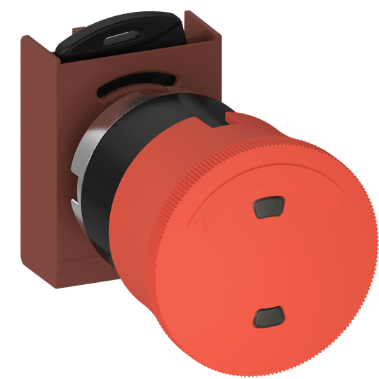 ABB - Pushbutton Emergency Stop L-T-R EN418 Flag Ind P9XER4RAW.