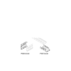 ABB - 8 Brackets For Vertical Side Busbars N.8 SQUADRETTE BARRE LATO IN VERTICALE