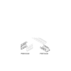 ABB - 8 Brackets For Vertical Side Busbars N.8 SQUADRETTE BARRE LATO IN VERTICALE
