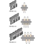 ABB - 24 supporti isolanti per barre da 100mm.