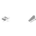 ABB - Portabarre scalare B. piatte-sagomate Scaled B.Holder flat-shaped busbars.