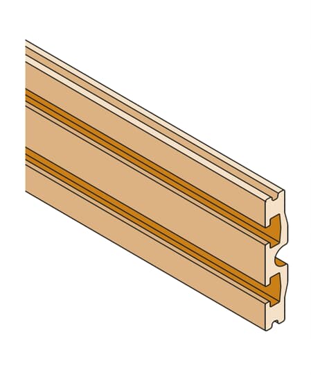 ABB - Barra sagomata in rame 67x10 per corrente fino a 1000A, lunghezza 1750mm. PBSC1000