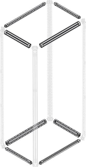 ABB - 4 traverse lamiera zincata w=400mm L=400mm.