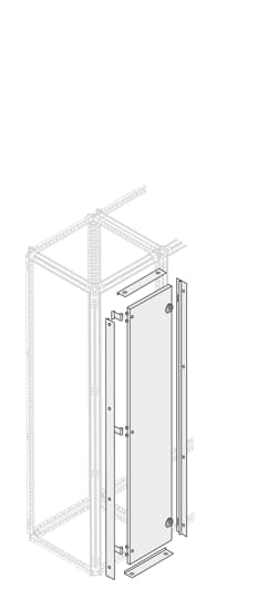ABB - Blind door e cable cont. H=1800mm W=300mm P.Cieca vano cavi est. H=1800mm L=300mm.