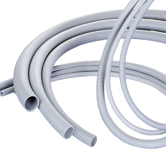 ABB - Conduit leggero in PE DN48 grigio, guaina morbida per protezione elettrica.