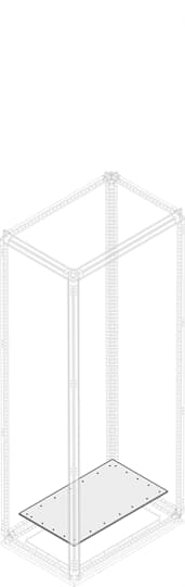 ABB - Flangia per ingresso cavi fissata con dimensioni 800mm x 900mm.