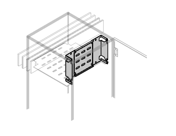 ABB - seg.bus.ver.front.h200 no int.up. w400 barre h=200mm l=400mm smi.