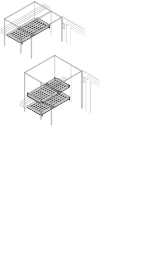 ABB - seg.bus.ver.front.h300+int.up.w400 segr.front.barre h=300mm l=400mm mi.