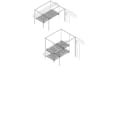 ABB - seg.bus.ver.front.h300+int.up.w400 segr.front.barre h=300mm l=400mm mi.