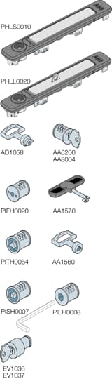 ABB - Maniglia standard a leva con lever.