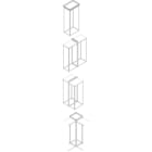 ABB - Kit tetto IP31/41 affiancato colore P=300mm per installazione laterale.