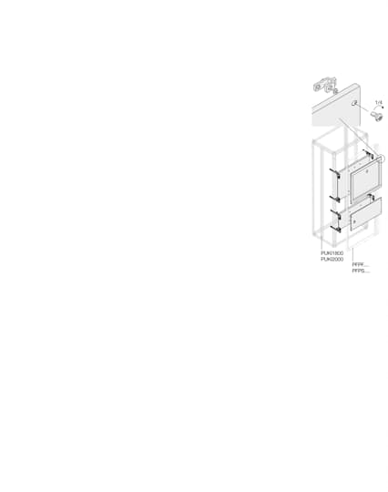 ABB - Kit OT 1000/1250/1600 verticale L=800mm w=800mm.
