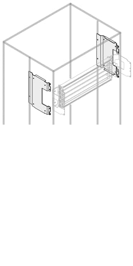 ABB - segreg.lat.unifix h/guida din cent.h=300mm PLSU0300