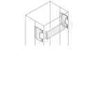 ABB - segreg.lat.unifix h/guida din cent.h=300mm