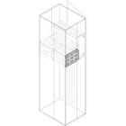ABB - segr.vert.lat. h=225mm d=500mm int.up. h=225mm p=500mm mi