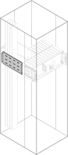 ABB - segr.vert.lat. h=600mm d=500mm int.up. MI.