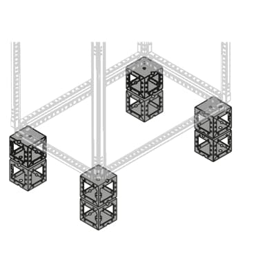ABB - 8 angoli zoccolo lamiera zincata h=200mm plinth galv. sheet corners PPAM0200
