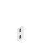 ABB - Pannello esterno aerato IP30, dimensioni 1800mm x 400mm.