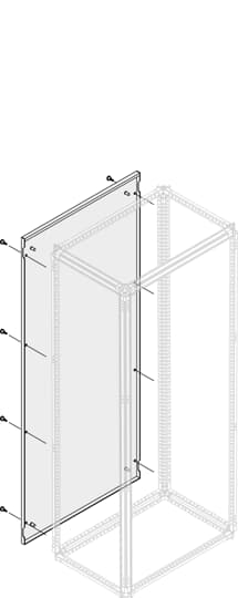 ABB - Pannello esterno IP30/40 dimensioni 1800mm x 800mm.