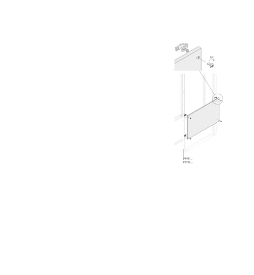 ABB - Pannello cieco piano h=250mm w=400mm.