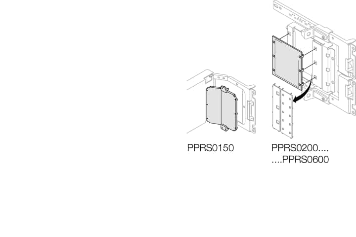 ABB - Gomma di chiusura per cella h=150mm.