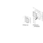 ABB - Cover in gomma per segreteria verticale pretagliata altezza 600mm.