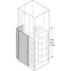 ABB - segr.vert.rear h=1000mm w=800mm int.up. POST. H=1000 L=400 (L STR=800)