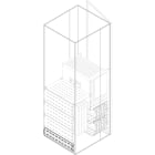 ABB - segr.vert.post. h=150mm l=800mm w=800mm no in.up. smi.