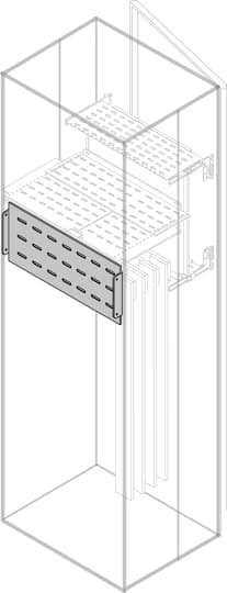 ABB - segr.vert.rear h=225mm w=600mm no i.up. post. h=225mm l=600mm smi.