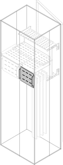 ABB - Segr.vert.rear h=225mm w=600mm int.up. post. h=225 l=300 (l str=600 m.
