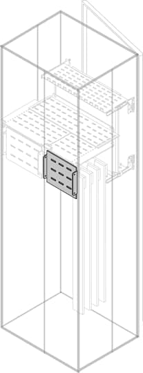 ABB - segr.vert.rear h=250mm w=800mm int.up. SEGR.VERT.POST. H=250 L=400 (L STR=800 M)