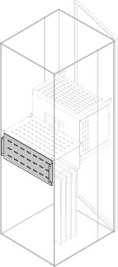 ABB - segr.vert.rear h=350mm w=1250mm no i.up. post. smi.
