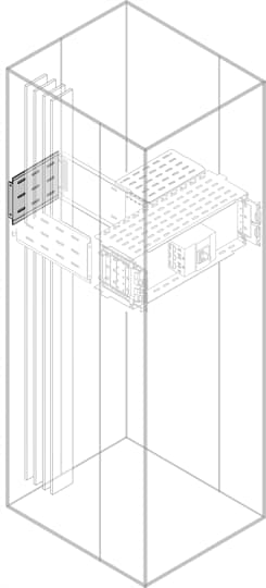 ABB - segr.vert.rear h=400mm w=600mm int.up.post. l=300 (l str=600 m.