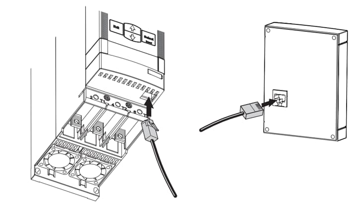 ABB - External keypad for PSE with 3m cable included: PSEEK EXTERNAL KEYPAD