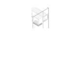ABB - Ripiano orizzontale per cubiculo P1 larghezza 600mm.