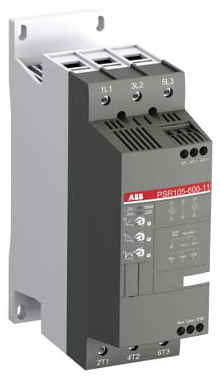 ABB - Avviatore Graduale Softstarter PSR105-600-11 per un controllo preciso della corrente di avvio.