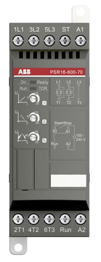 ABB - Avviatore Graduale Softstarter PSR16-600-70 per un controllo preciso della corrente di avviamento.