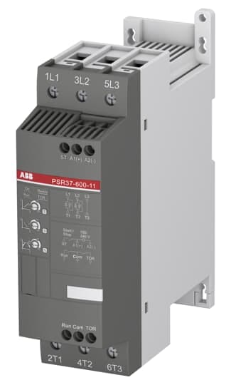 ABB - Avviatore graduale per SOFTSTARTER PSR37-600-11, ideale per un controllo preciso e sicuro dei motori elettrici.