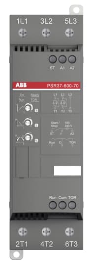 ABB - Avviatore Graduale Softstarter PSR37-600-70 per un controllo preciso della corrente di avviamento.
