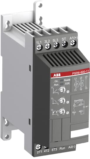 ABB - Avviatore graduale per softstarter PSR6-600-11, ideale per un controllo preciso e sicuro dei motori elettrici.