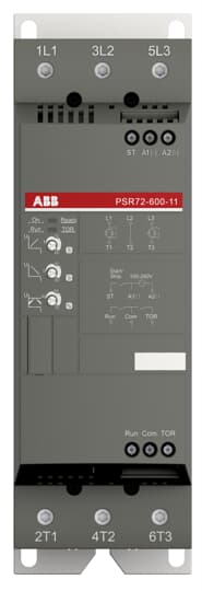 ABB - Avviatore Graduale Softstarter PSR72-600-11 per un controllo preciso della corrente di avvio.