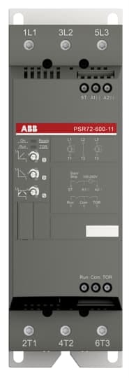 ABB - Avviatore Graduale Softstarter PSR72-600-11 per un controllo preciso della corrente di avvio.